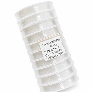 0,8 mm 10’lu Lastikli Misina – Dayanıklı Elastik Takı İpi