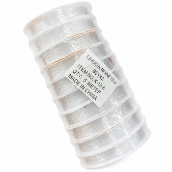1 mm 10’lu Lastikli Misina – Dayanıklı Elastik Takı İpi