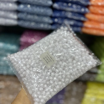 10 mm Pamuklu Küp Boncuk - 500 Gram