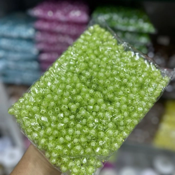 10 mm Pamuklu Küp Boncuk - 500 Gram