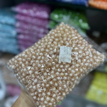 10 mm Pamuklu Küp Boncuk - 500 Gram