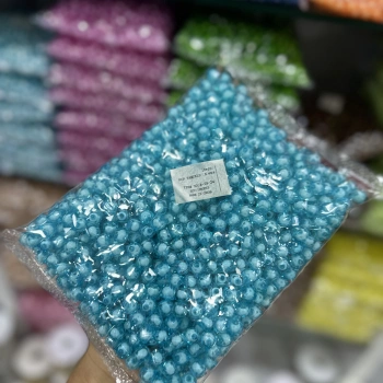10 mm Pamuklu Küp Boncuk - 500 Gram