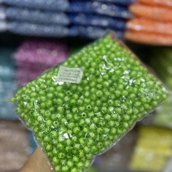 10 mm Pamuklu Küp Boncuk - 500 Gram