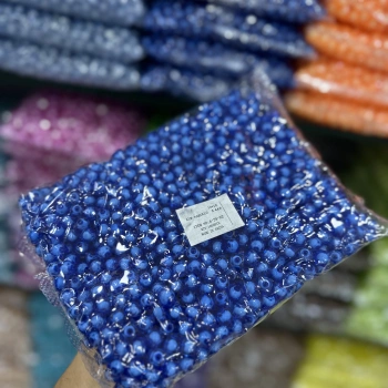 10 mm Pamuklu Küp Boncuk - 500 Gram