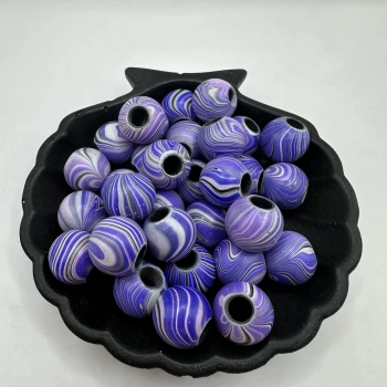 16mm geniş delikli Plastik boncuk