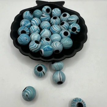 20mm geniş delikli plastik boncuk