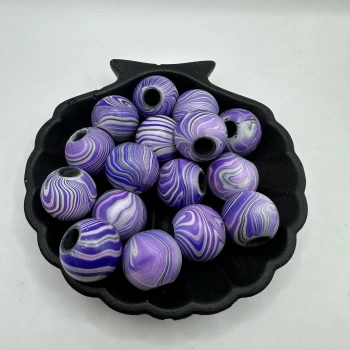 20 mm geniş delikli plastik boncuk