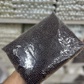 4 mm Kahve Cam İnci (1 Kg)