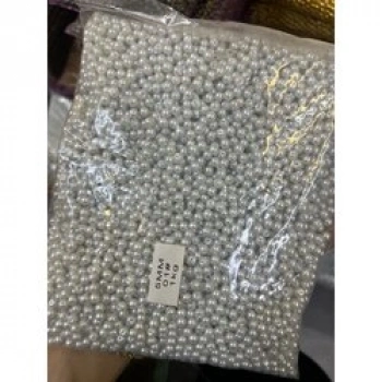 5 mm beyaz cam inci (1 kg)