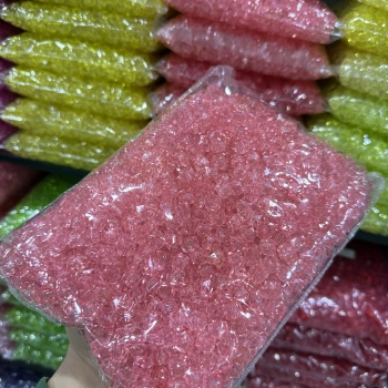 10 MM ŞEFFAF RENKLİ KÜP ÇANTA BONCUĞU (500 GRAM)