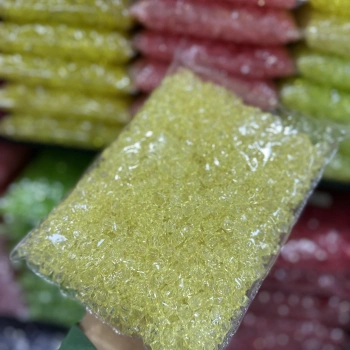 10 MM ŞEFFAF RENKLİ KÜP ÇANTA BONCUĞU (500 GRAM)
