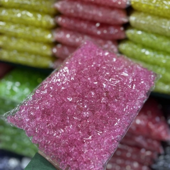 10 MM ŞEFFAF RENKLİ KÜP ÇANTA BONCUĞU (500 GRAM)