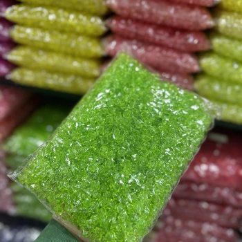 10 MM ŞEFFAF RENKLİ KÜP ÇANTA BONCUĞU (500 GRAM)