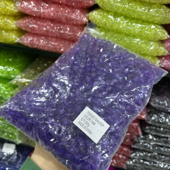 10 MM ŞEFFAF RENKLİ KÜP ÇANTA BONCUĞU (500 GRAM)