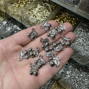 METAL GÜMÜŞ KİRAZ (50 gram)