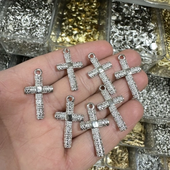 METAL GÜMÜŞ HAÇ İŞARETİ (50 gram)