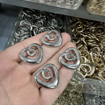 METAL GÜMÜŞ KALP (50 gram)