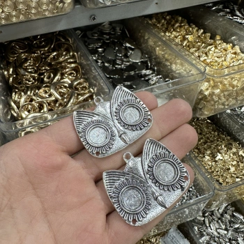 METAL GÜMÜŞ BAYKUŞ GÖZÜ (50 gram)