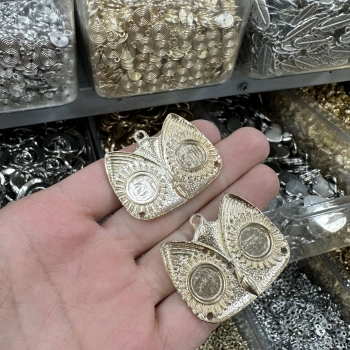 METAL SARI BAYKUŞ GÖZÜ (50 gram)