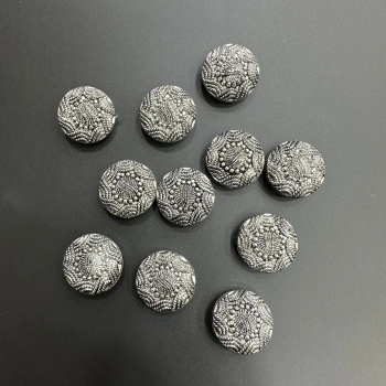 ESKİTME GÜMÜŞ BONCUK (500 gram - 130 adet)