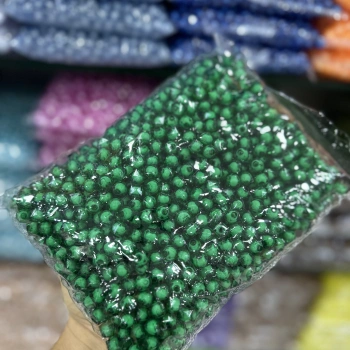 10 mm Pamuklu Küp Boncuk - 500 Gram