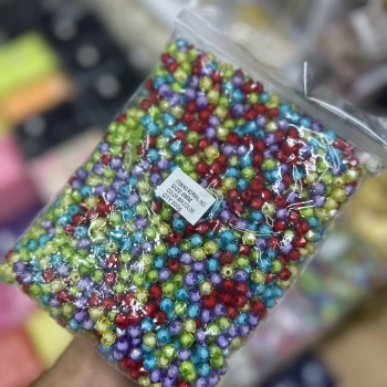 8 mm Mix Küp Boncuk 500 Gram