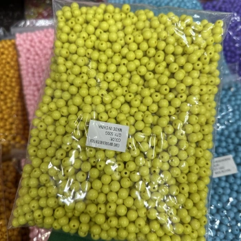 8 mm Renkli Akrilik Boncuk (500 gram)