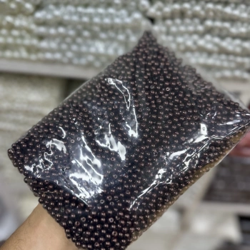 6 mm Kahve Cam İnci (1 Kg)