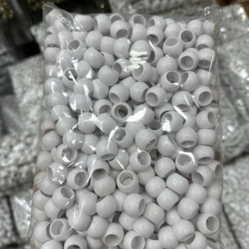 Akrilik Beyaz Boncuk (500 gr)