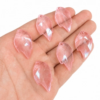 AKRİLİK PEMBE YAPRAK (500 GRAM - 290 ADET)