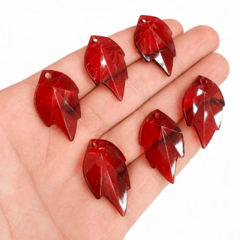 AKRİLİK BORDO YAPRAK (500 GRAM - 290 ADET)