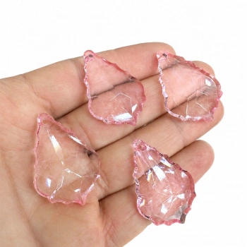 AKRİLİK PEMBE YAPRAK (500 GRAM - 145 ADET)