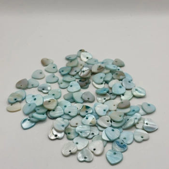 DOĞAL TURKUAZ KALP SEDEF (25 GRAM - 55 ADET)