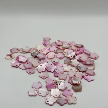 DOĞAL PEMBE ÇİÇEK SEDEF (25 GRAM - 50 ADET)