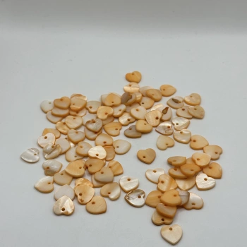 DOĞAL TURUNCU KALP SEDEF (25 GRAM - 55 ADET)