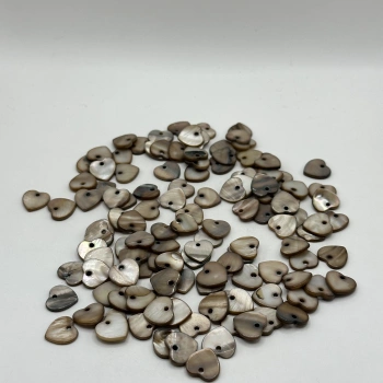 DOĞAL KAHVE KALP SEDEF (25 GRAM - 55 ADET)