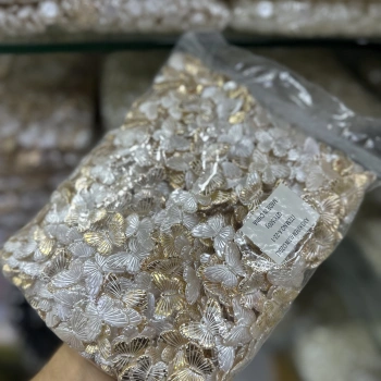 Lüks Kelebek Şekilli Barok İnci Boncuk - 500 Gram