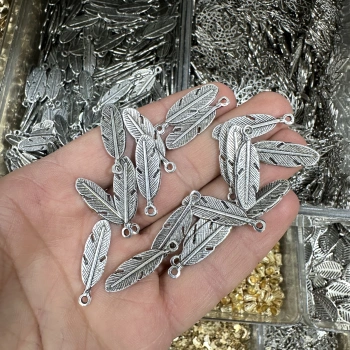 METAL GÜMÜŞ YAPRAK (50 gram)