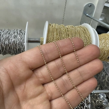 PİRİNÇ TIRNAK MAKASI ZİNCİRİ 1 METRE