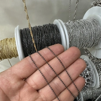PİRİNÇ TIRNAK MAKASI ZİNCİRİ 1 METRE