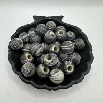 20 mm geniş delikli plastik boncuk