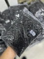 4 mm Siyah Normal İnci 500 Gram