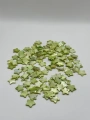 DOĞAL YEŞİL SEDEF YILDIZ BONCUK (25 GRAM - 65 adet)