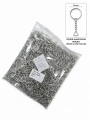 1.2×10 mm Üçgen Anahtarlık Aparatı Nikel Renk 1 Kg | Zincir Altı Bağlantı Aparatı