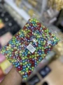 10 mm Mix Küp Boncuk 500 Gram