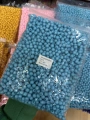 8 mm Renkli Akrilik Boncuk (500 gram)