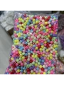 8 mm renkli boncuk (500 gr)