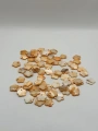 DOĞAL TURUNCU ÇİÇEK SEDEF (25 GRAM - 50 ADET)