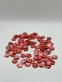 DOĞAL KIRMIZI ÇİÇEK SEDEF (25 GRAM - 50 ADET)