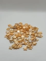DOĞAL TURUNCU SEDEF YILDIZ BONCUK (25 GRAM - 65 adet)